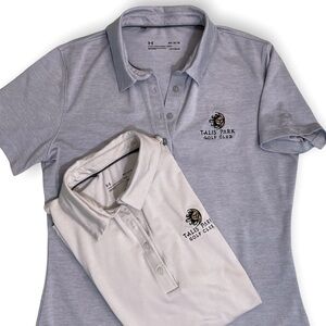 Under Armour Talis Park Naples, Florida Fitted Heatgear Golf Shirt Bundle of 2  